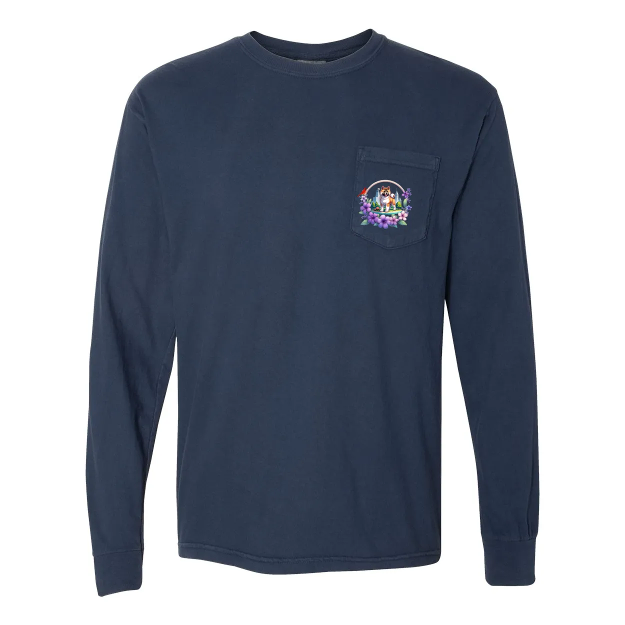 IL Akita Long Sleeve Pocket T-Shirt