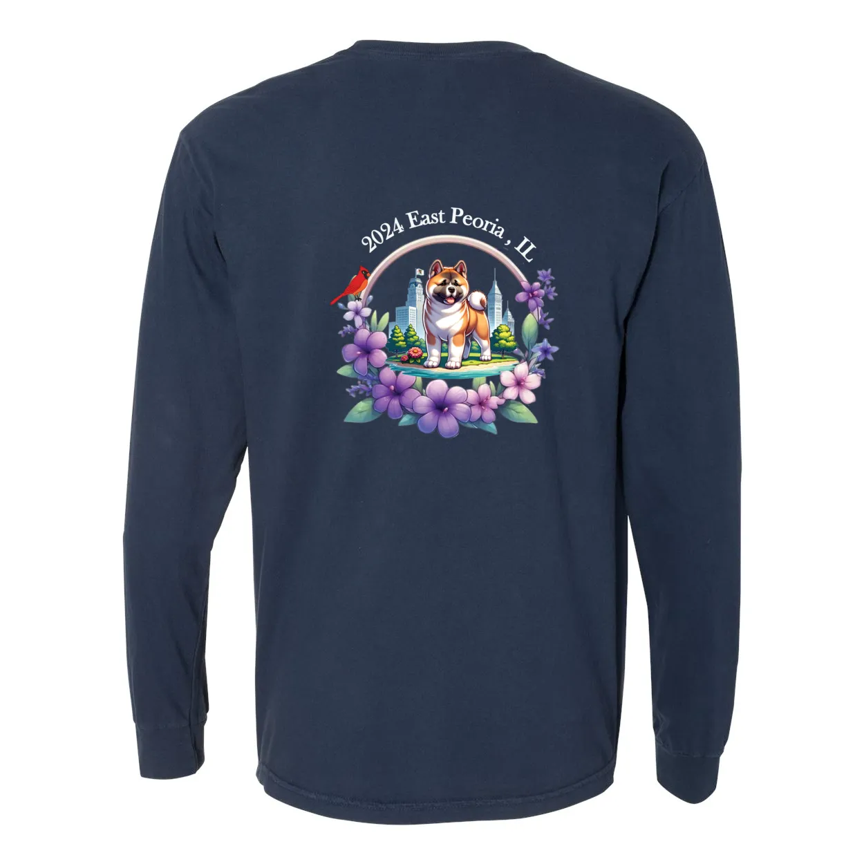 IL Akita Long Sleeve Pocket T-Shirt