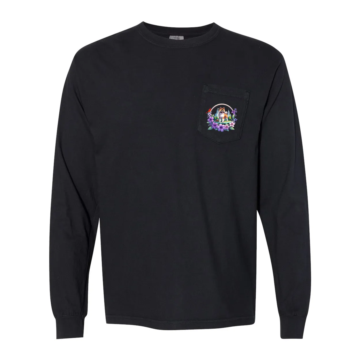 IL Akita Long Sleeve Pocket T-Shirt