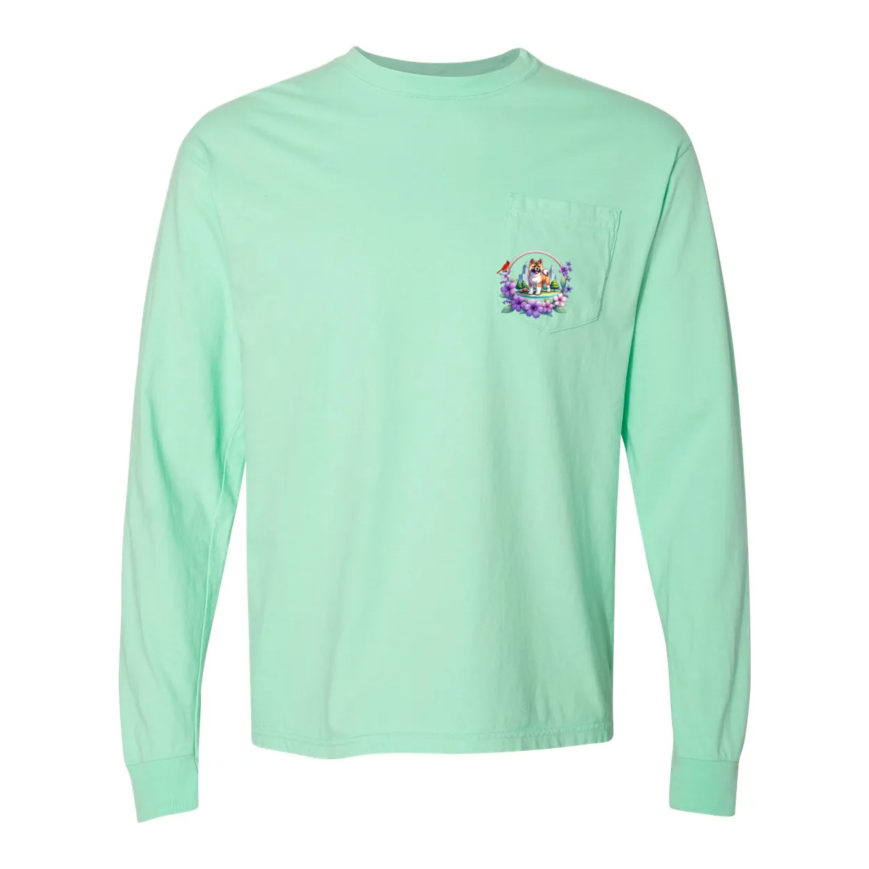 IL Akita Long Sleeve Pocket T-Shirt