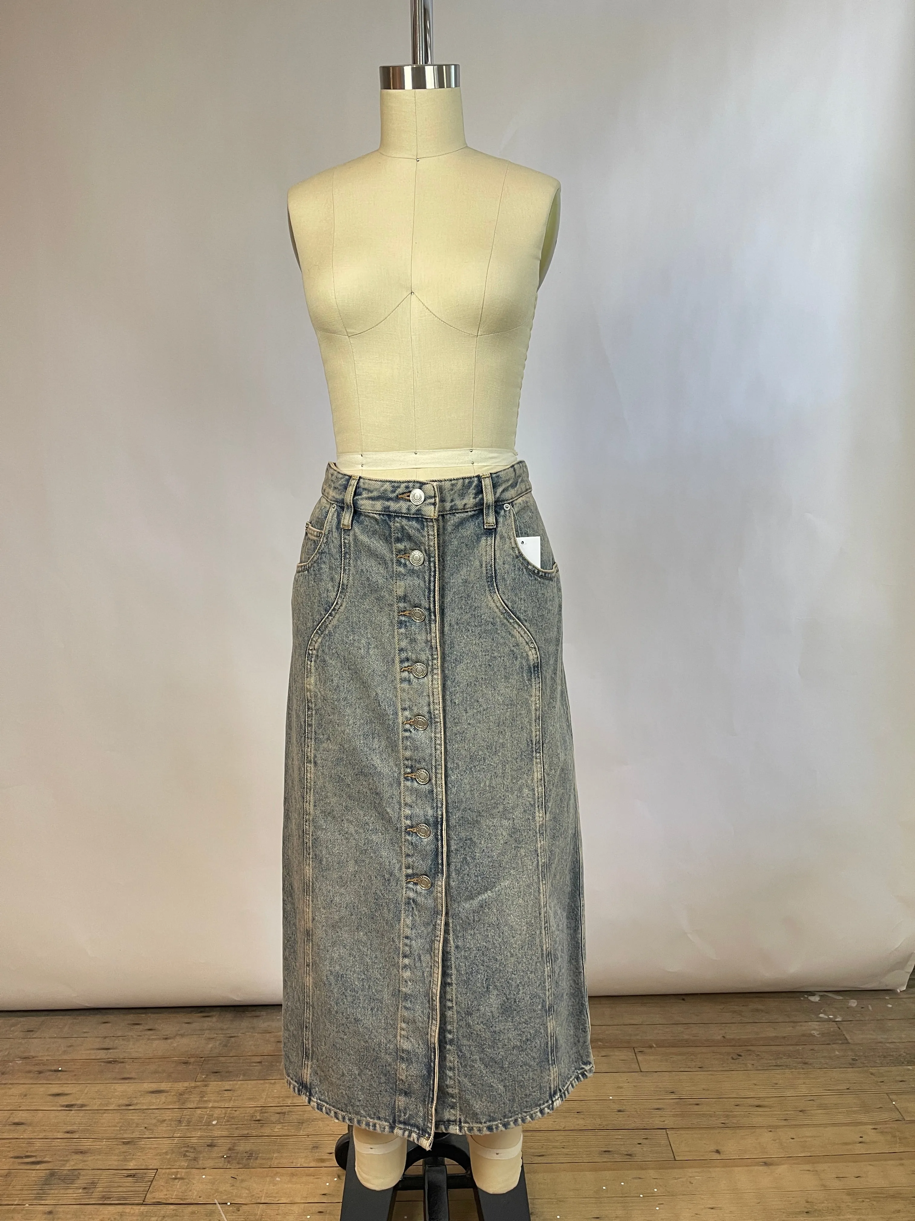 Isabel Marant Vandy Denim Skirt (42/L)