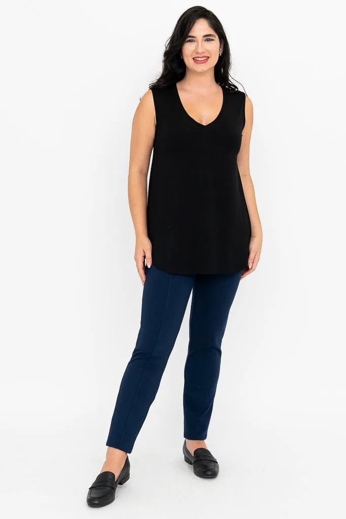 Jackie Tank, Black, Bamboo