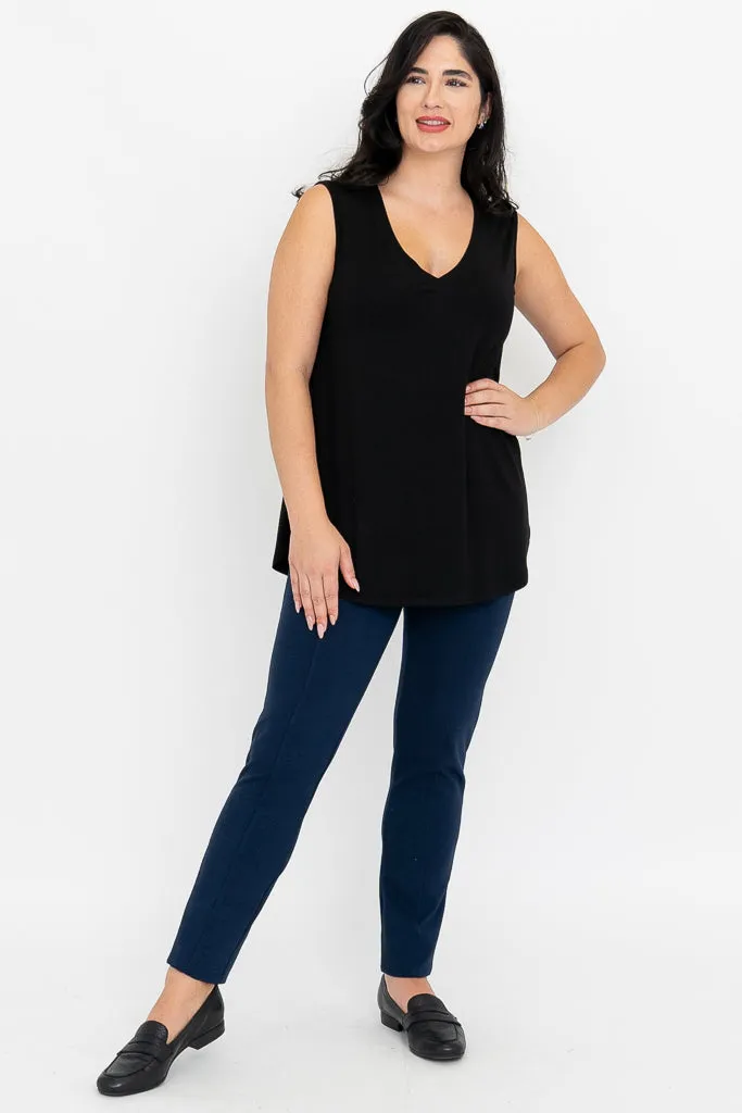 Jackie Tank, Black, Bamboo