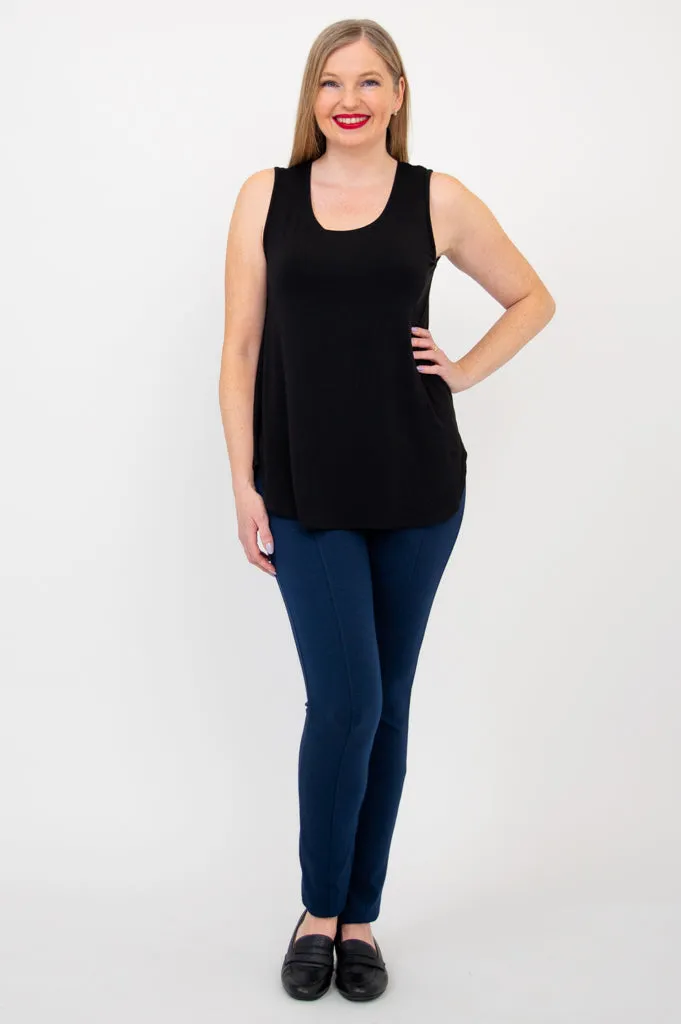 Jazz Tank, Black, Bamboo