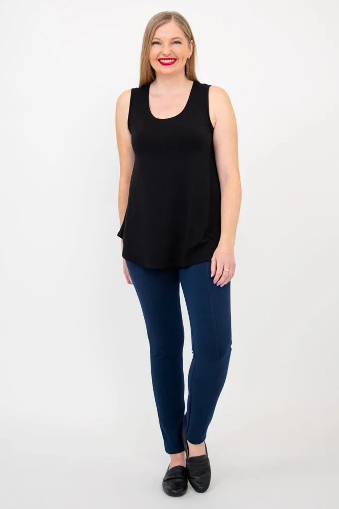 Jazz Tank, Black, Bamboo