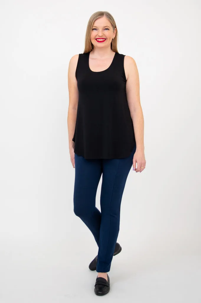 Jazz Tank, Black, Bamboo