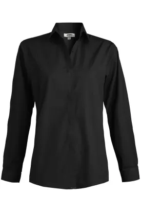 Ladies' Black Café Broadcloth Shirt