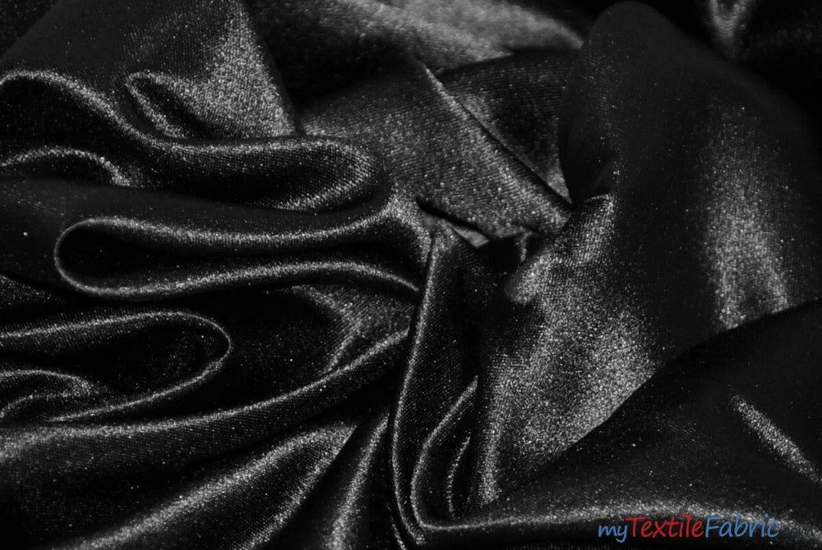 L'Amour Satin Fabric | Polyester Matte Satin | Peau De Soie | 60" Wide | Continuous Yards | Wedding Dress, Tablecloth, Multiple Colors |