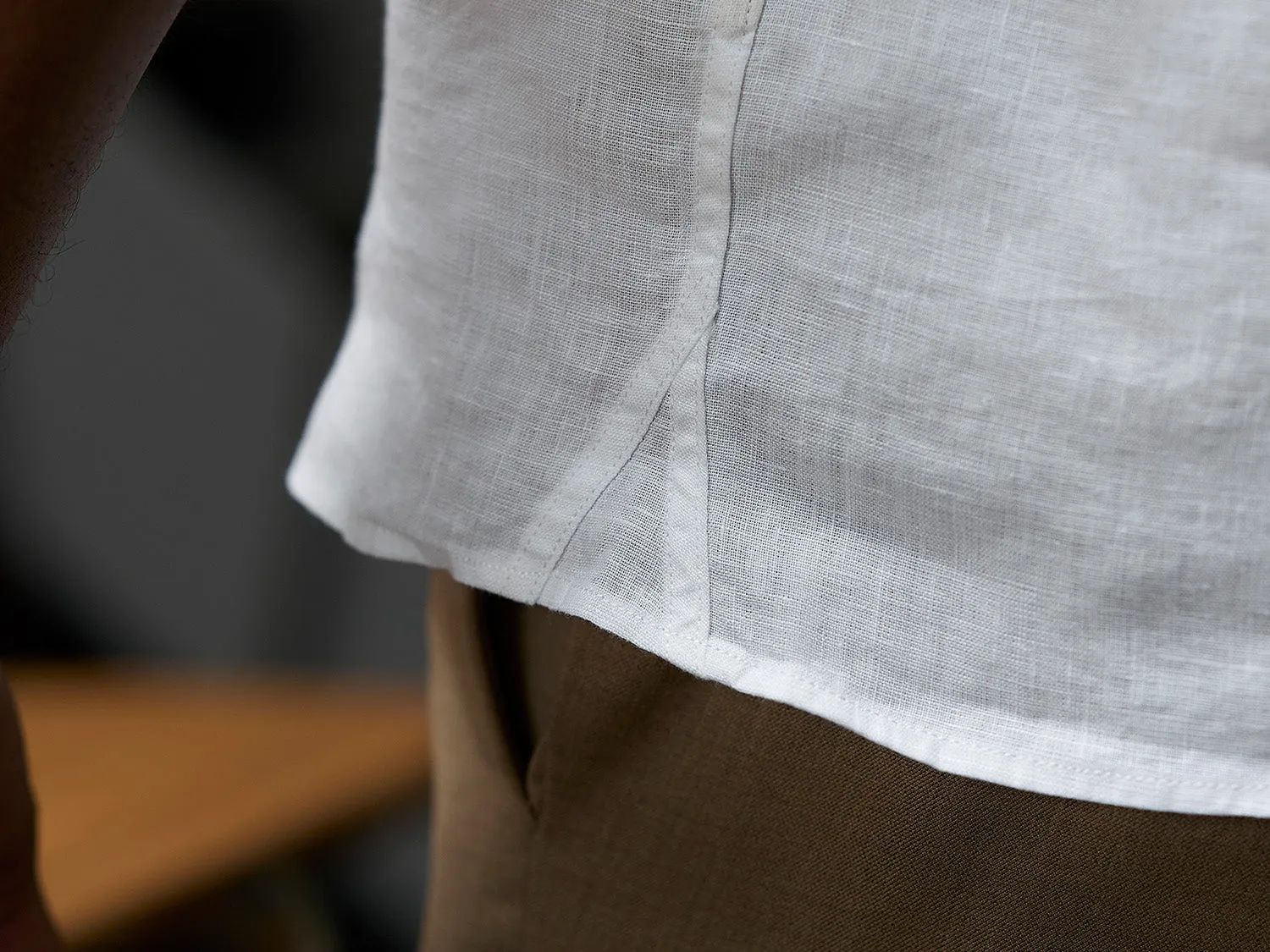 Linen Shirt Short Maloja White