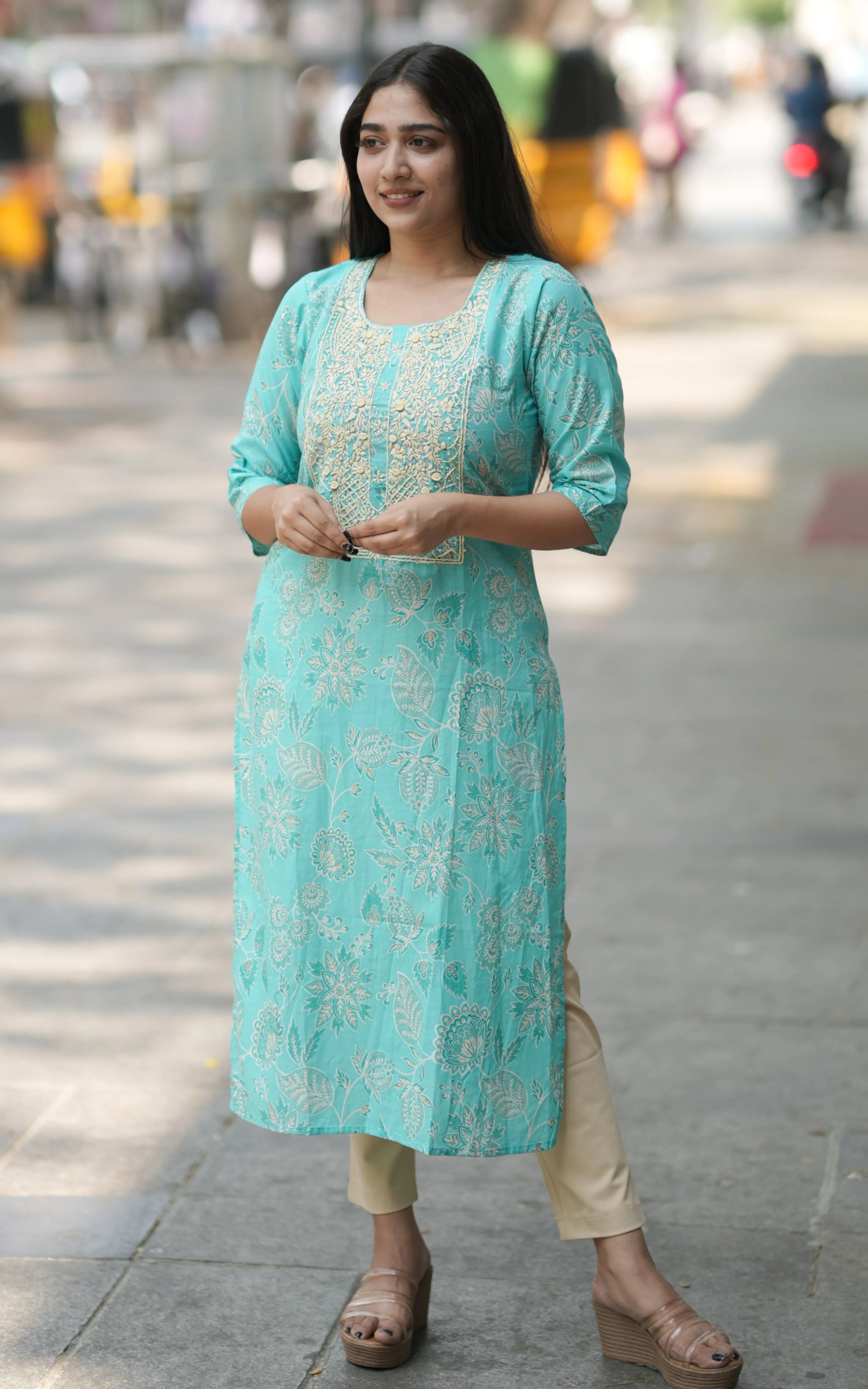 Lokshitha Sky Blue