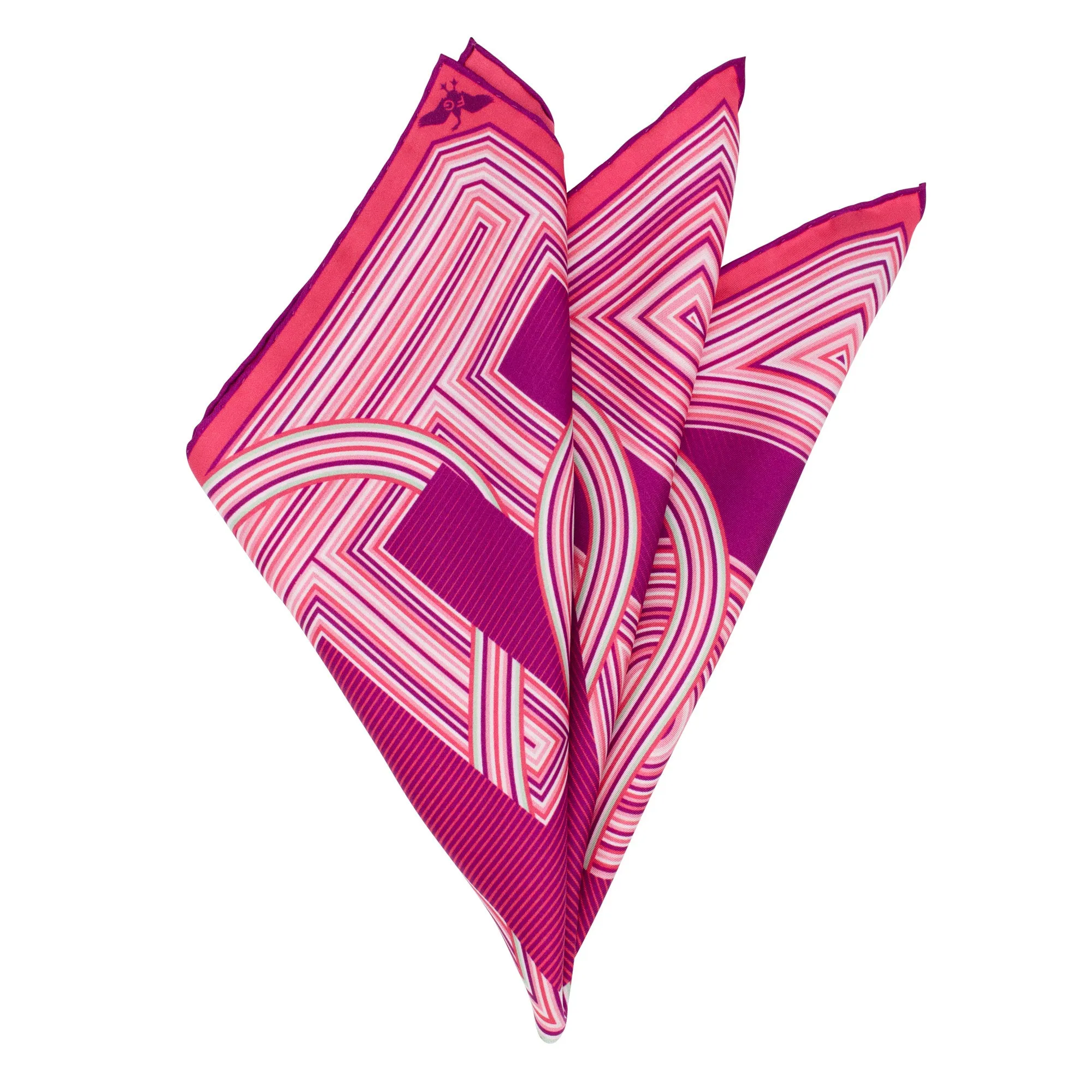 LOVE, Pink – Silk Pocket Square