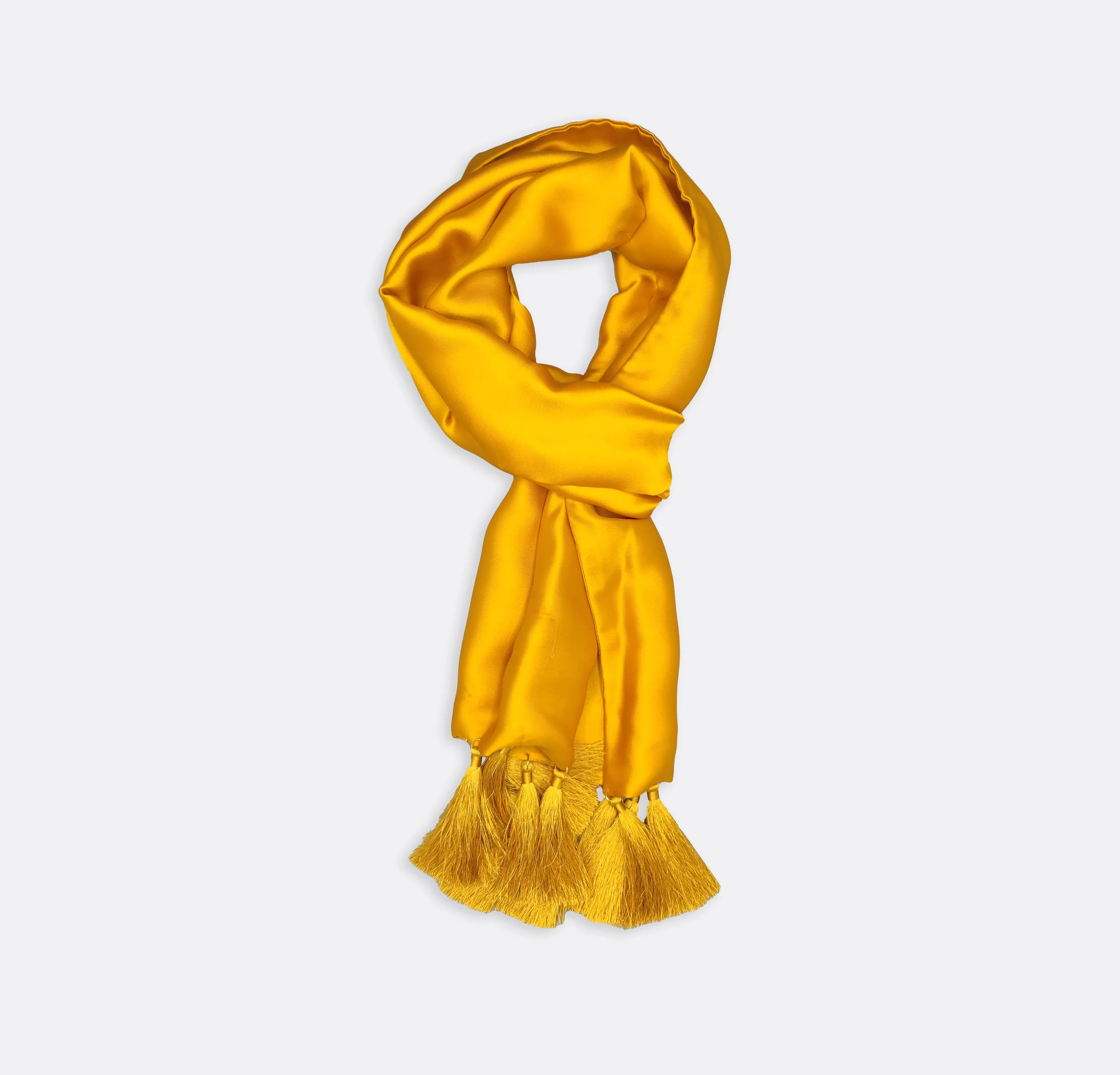 Mustard Solid - Silk scaves