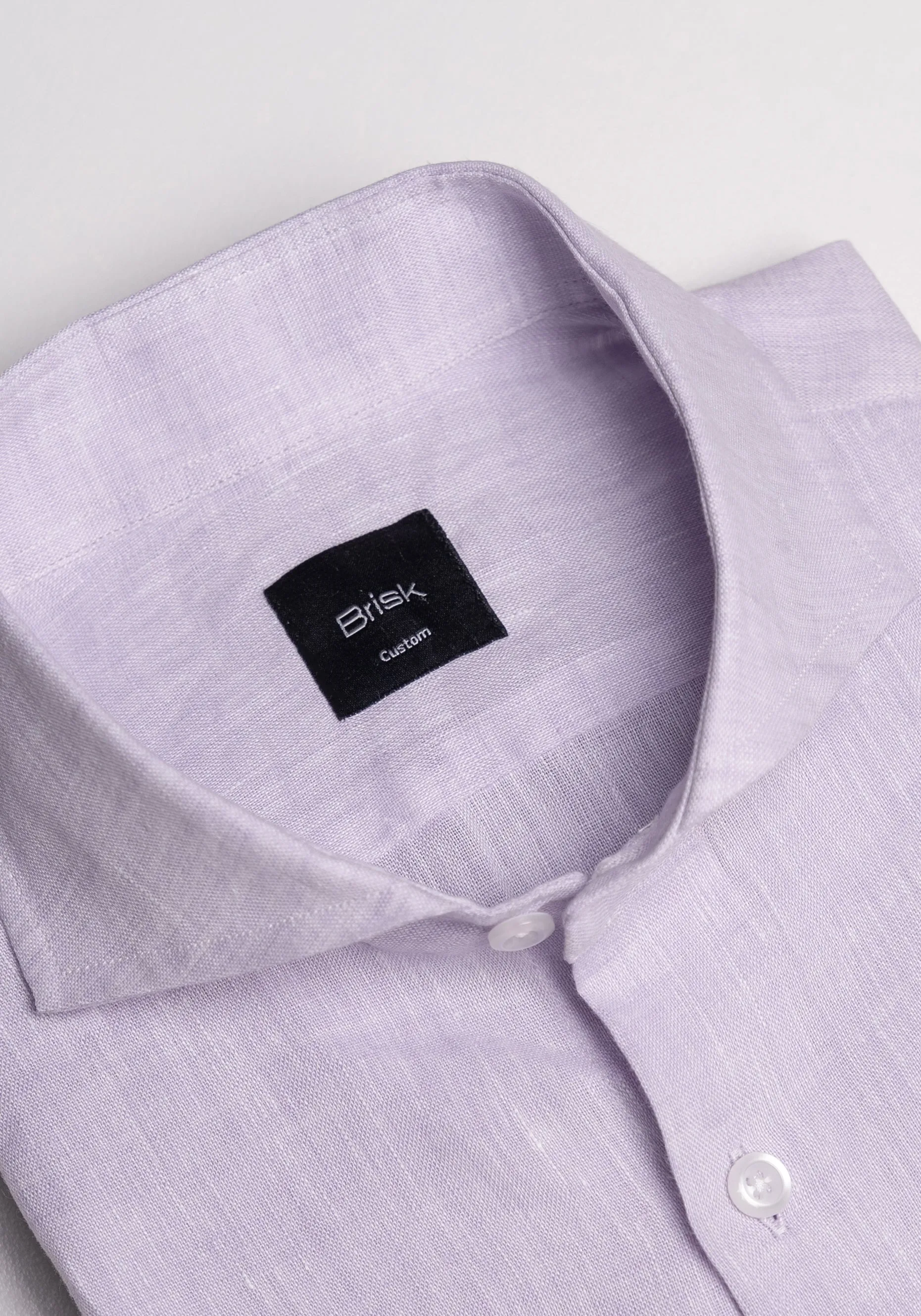 Pastel Lavender Irish Linen Shirt