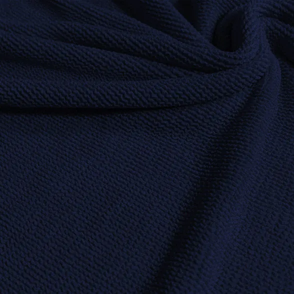 Popcorn Polyester Spandex Jacquard Fabric | Blue Moon Fabrics