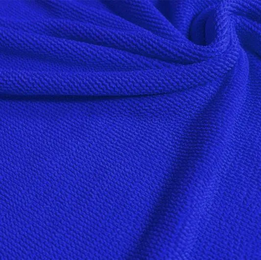 Popcorn Polyester Spandex Jacquard Fabric | Blue Moon Fabrics