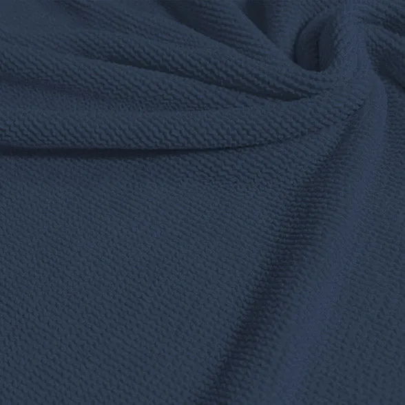 Popcorn Polyester Spandex Jacquard Fabric | Blue Moon Fabrics