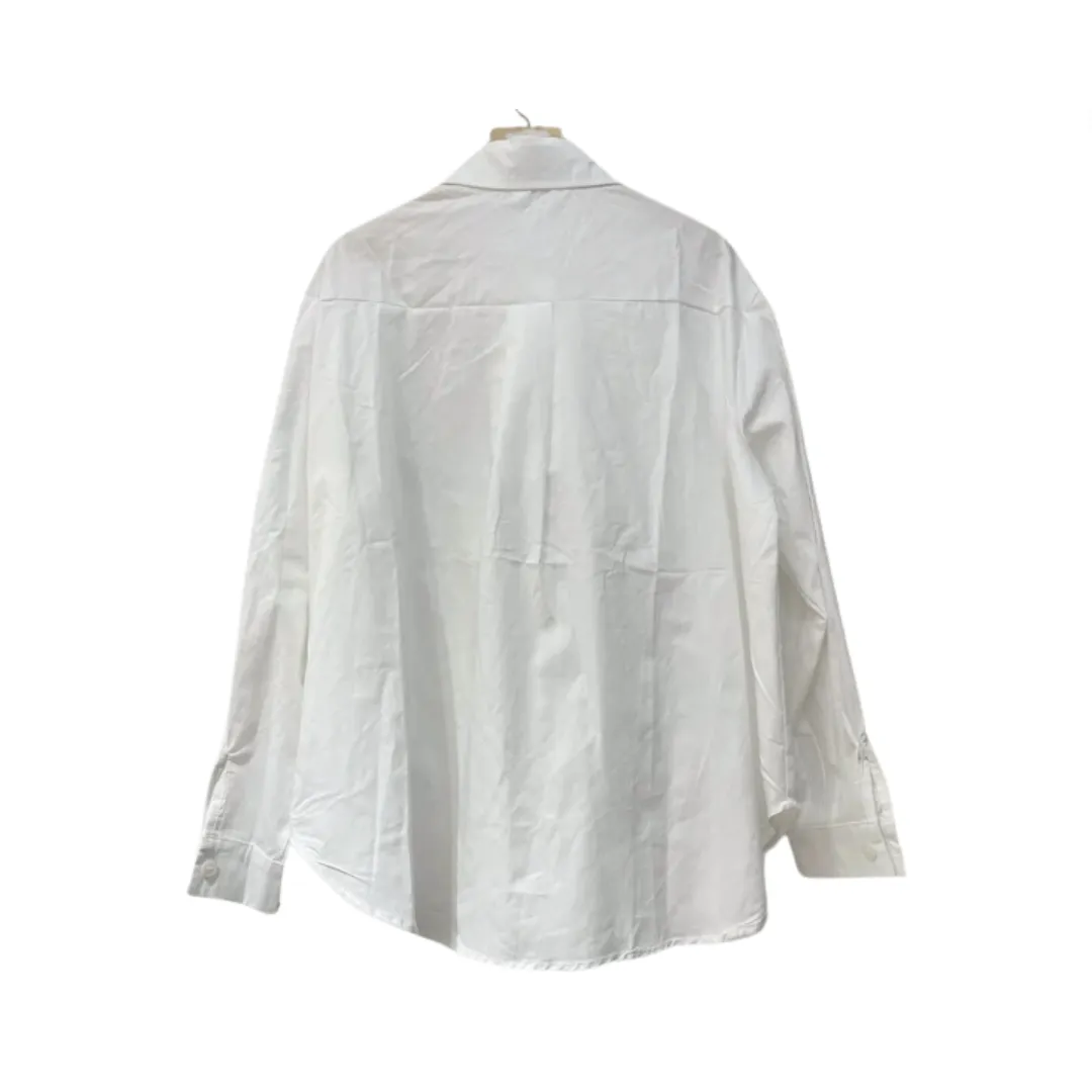 Pre Order:  Large 3D Flower Solid Long Sleeved Shirt