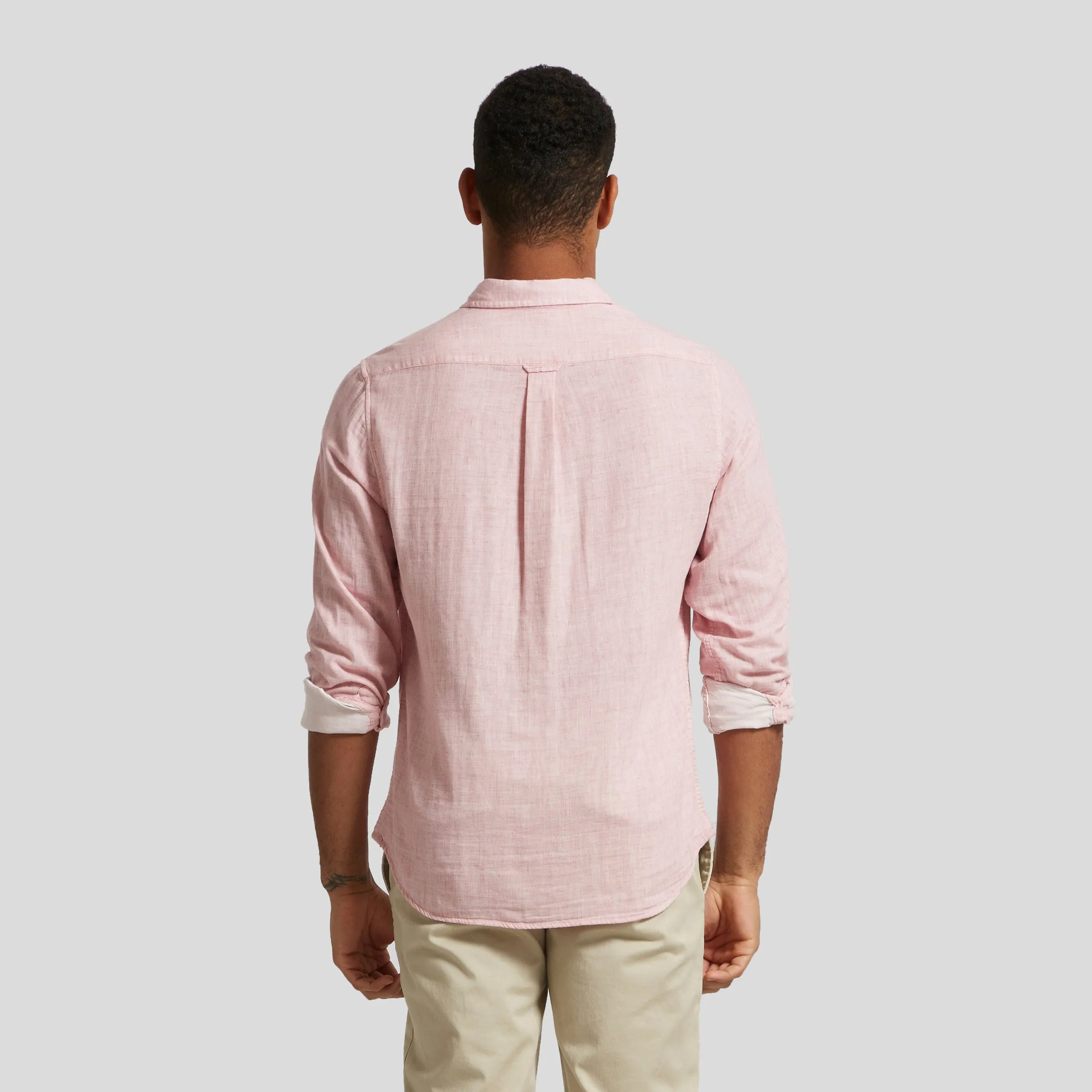 Rosedale Double Cloth Shirt - Dusty Rose