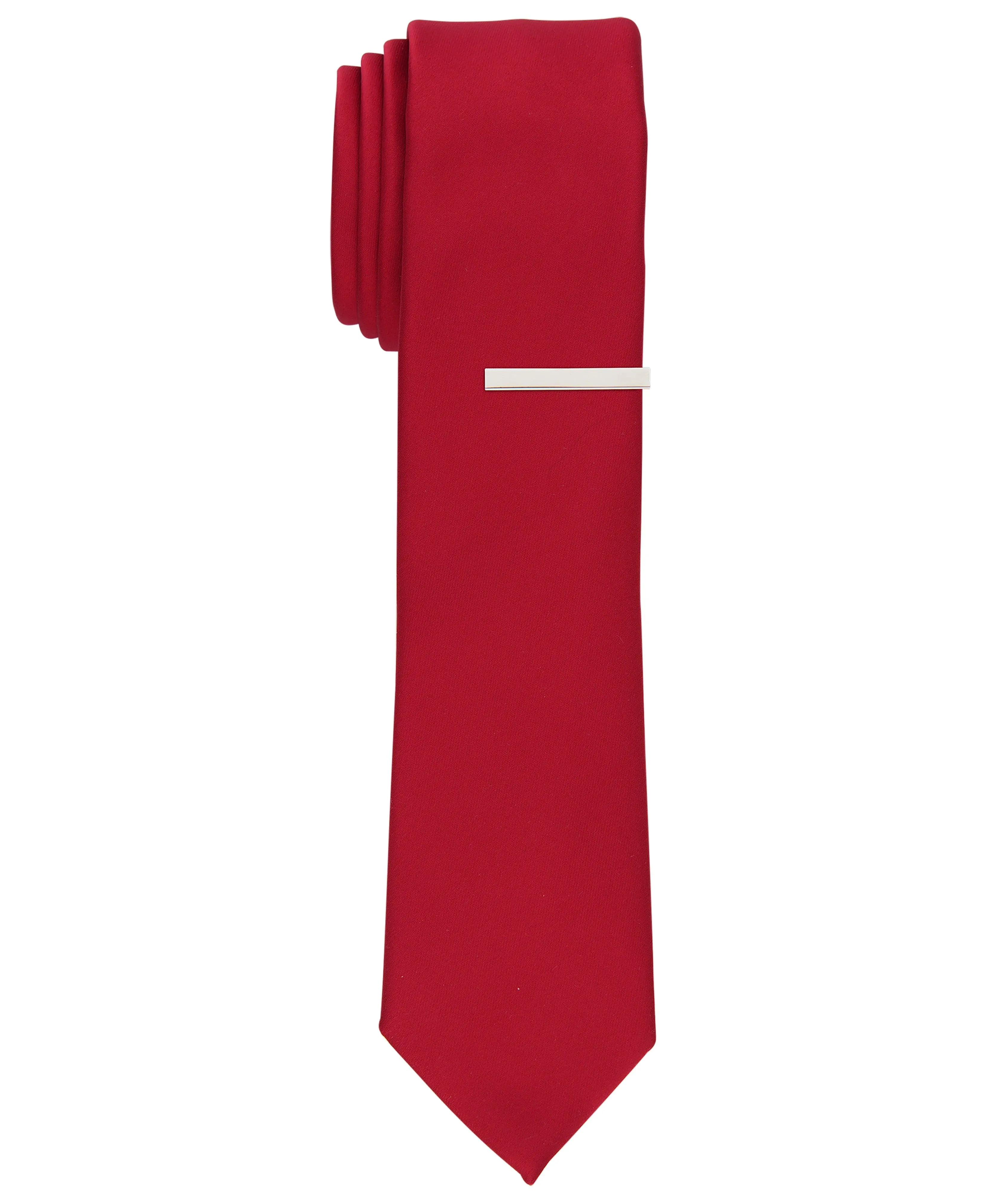 Sateen Solid Slim Tie