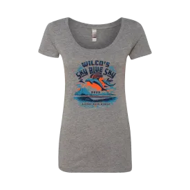 Sky Blue Sky 2022 Dolphin Women's Cut T-Shirt