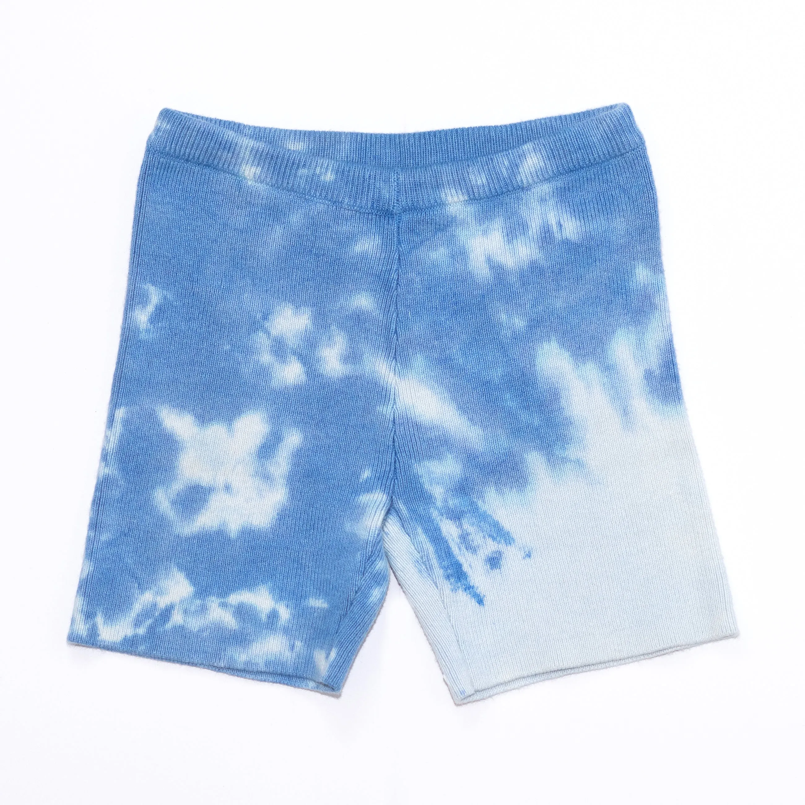 Sky Blue Tie Dye Bike Short