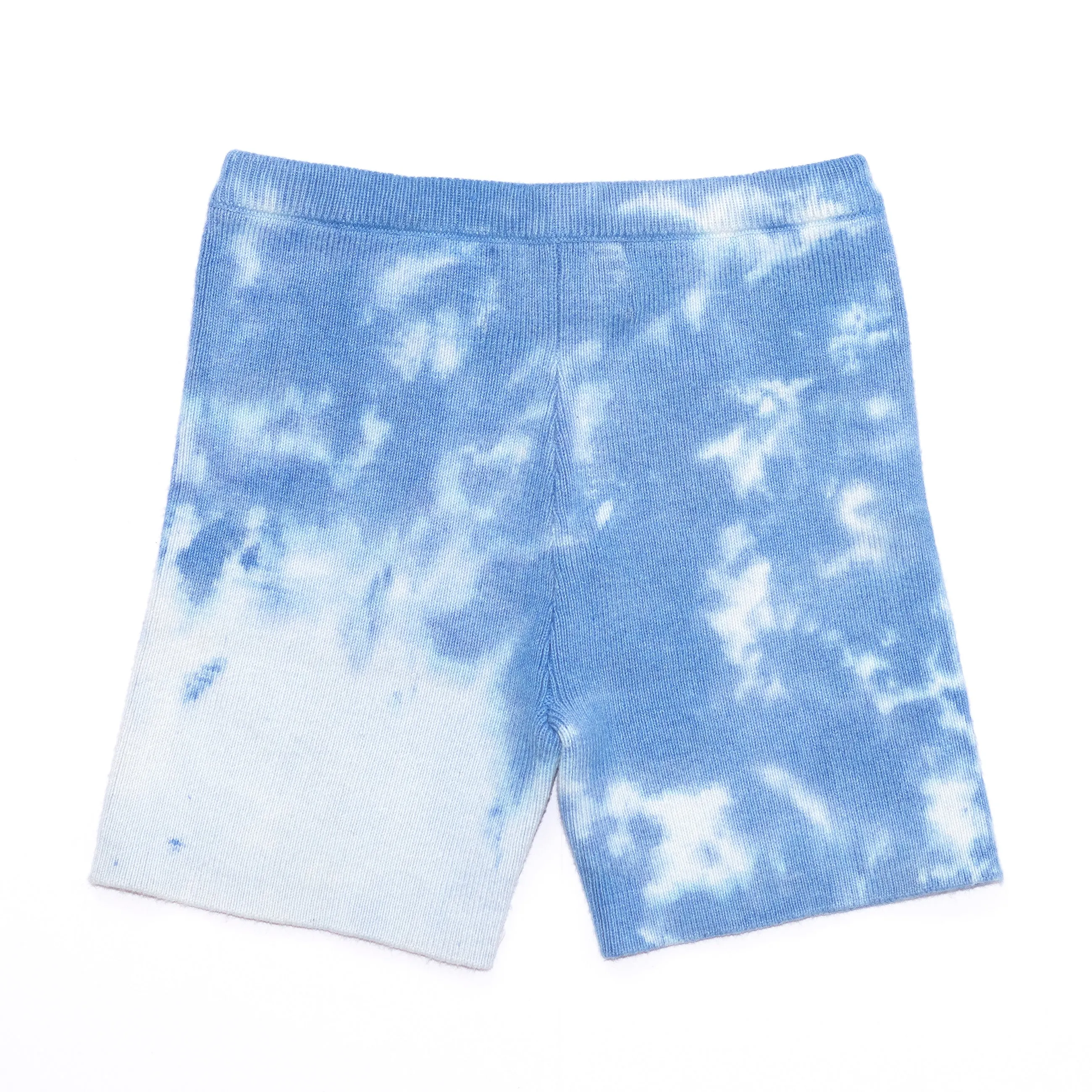 Sky Blue Tie Dye Bike Short