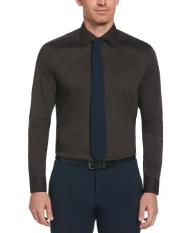 Slim Fit Solid Dress Shirt