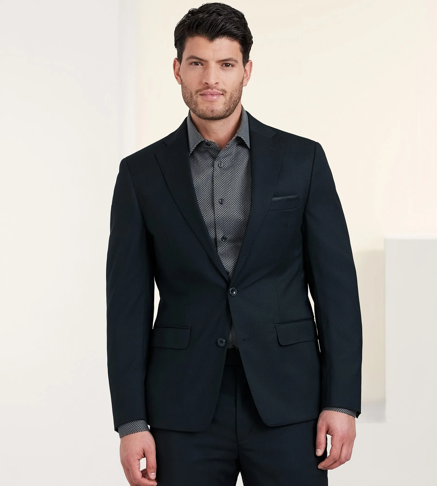 Slim Fit Stretch Solid Suit Separate Jacket