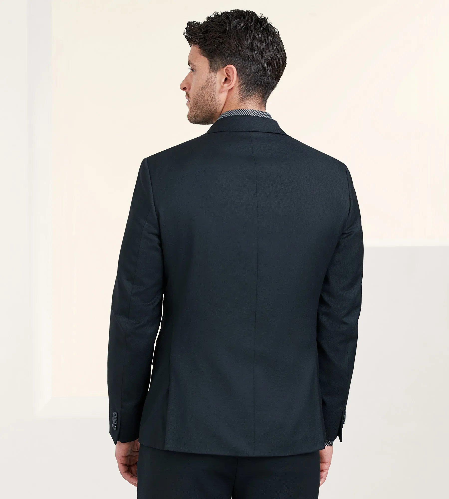 Slim Fit Stretch Solid Suit Separate Jacket