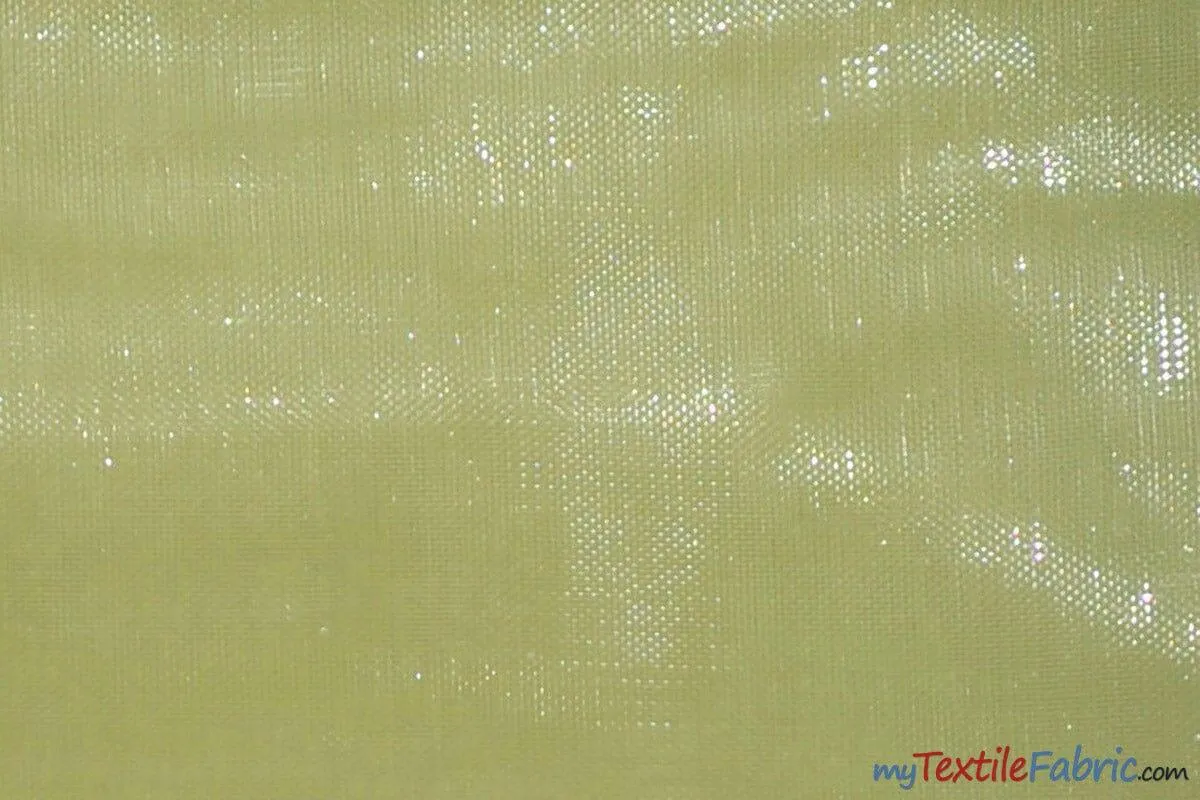 Soft and Smooth Mirror Organza Fabric | 60" Wide | Continuous Yards | Multiple Colors |