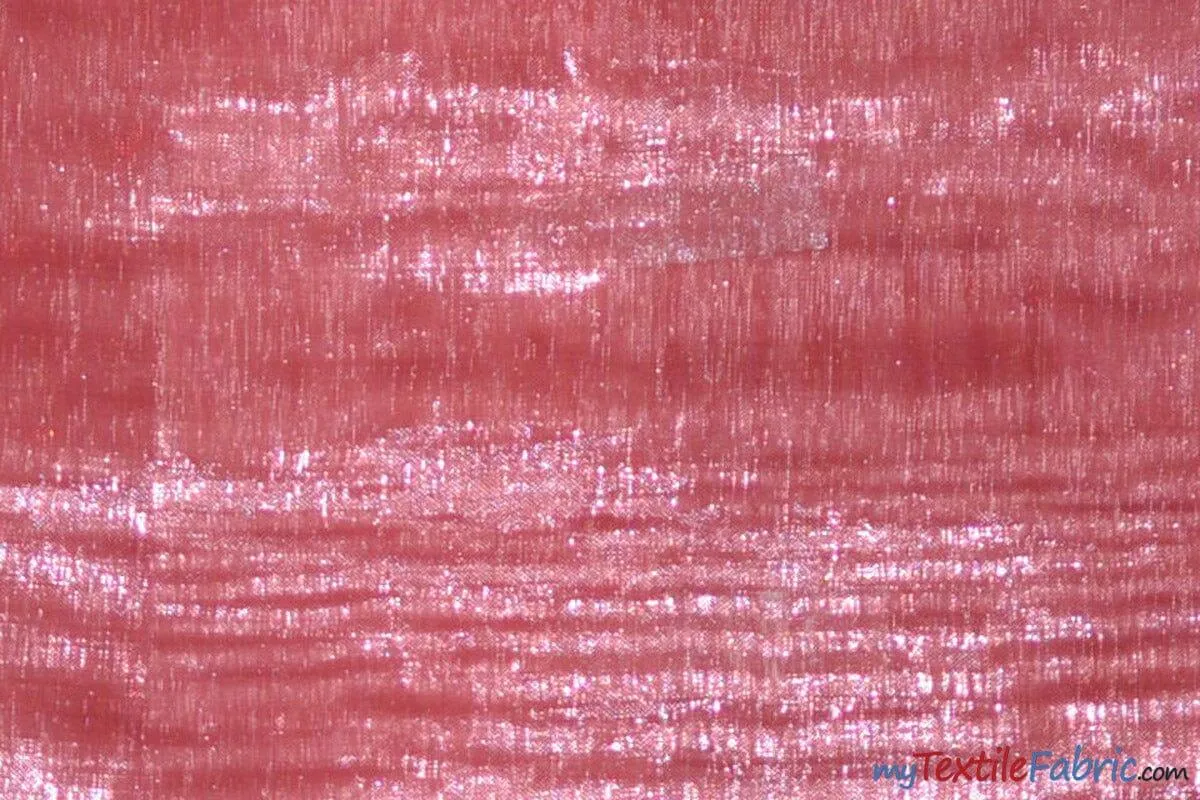 Soft and Smooth Mirror Organza Fabric | 60" Wide | Continuous Yards | Multiple Colors |