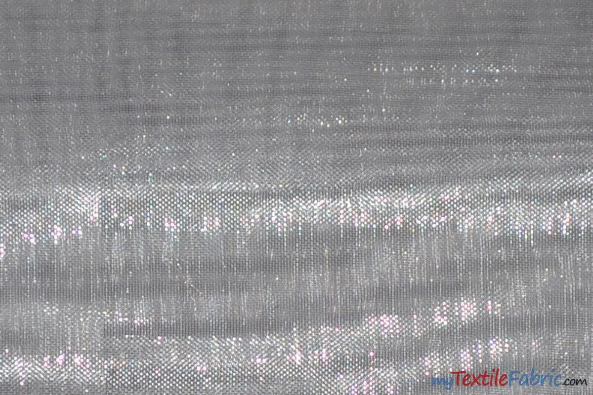 Soft and Smooth Mirror Organza Fabric | 60" Wide | Wholesale Bolt | Multiple Colors |