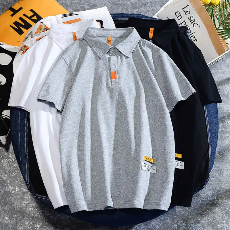 Summer men's short-sleeved t-shirts lapex handsome young half-sleeved men's POLO shirt shirt trend clothes