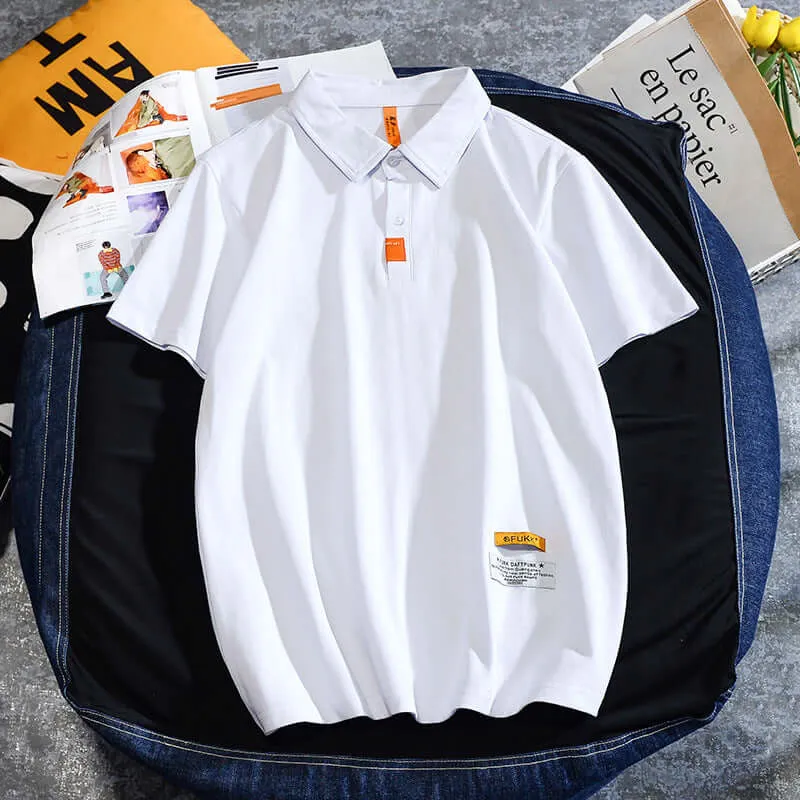 Summer men's short-sleeved t-shirts lapex handsome young half-sleeved men's POLO shirt shirt trend clothes