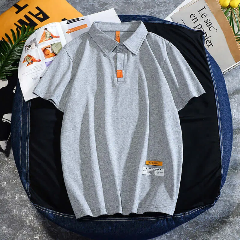 Summer men's short-sleeved t-shirts lapex handsome young half-sleeved men's POLO shirt shirt trend clothes