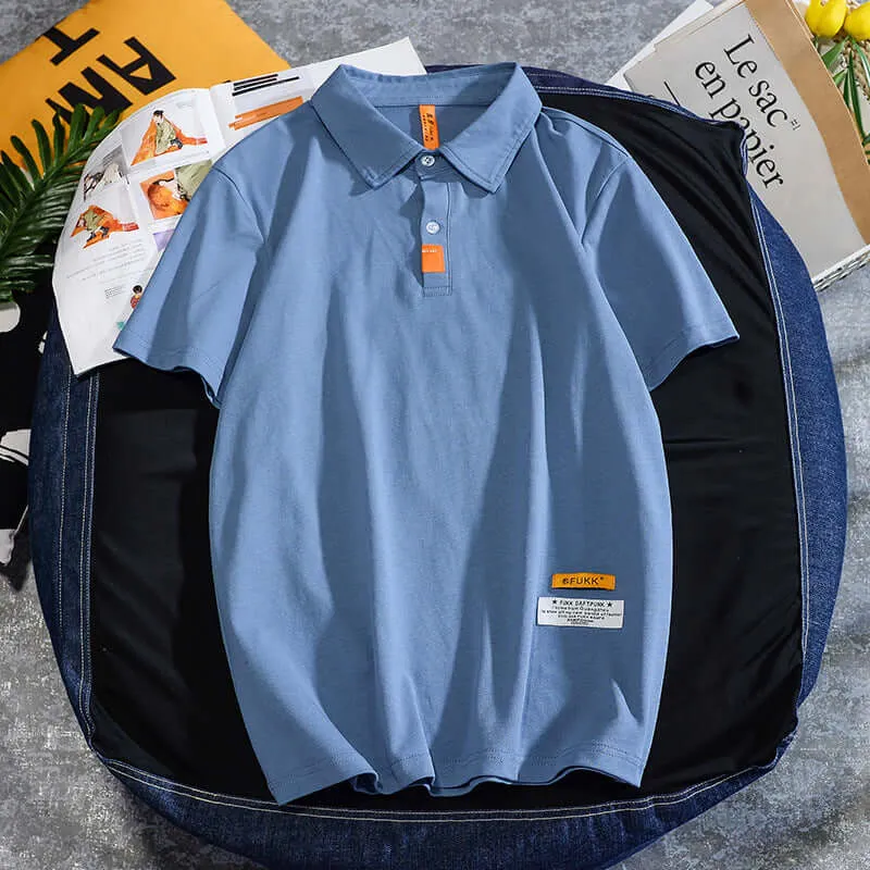 Summer men's short-sleeved t-shirts lapex handsome young half-sleeved men's POLO shirt shirt trend clothes