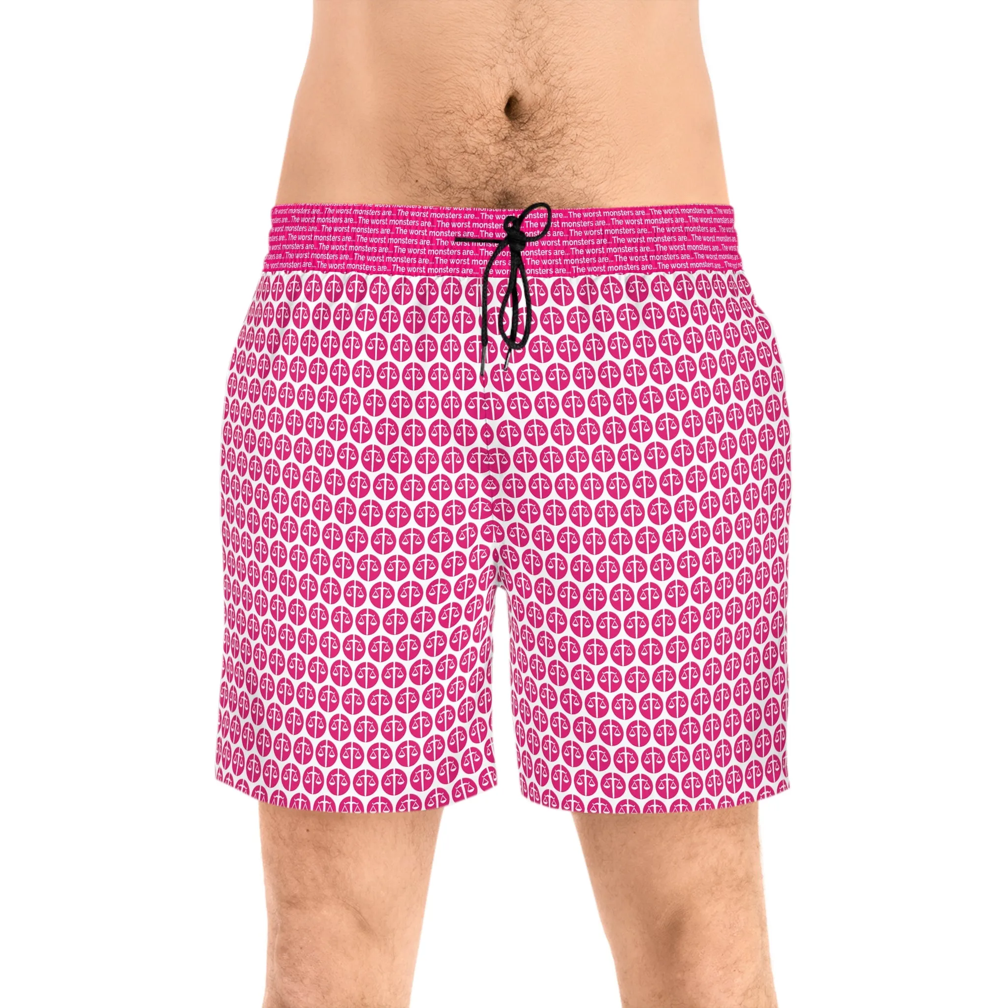 Sword and Scale Mid-Length Swim Shorts