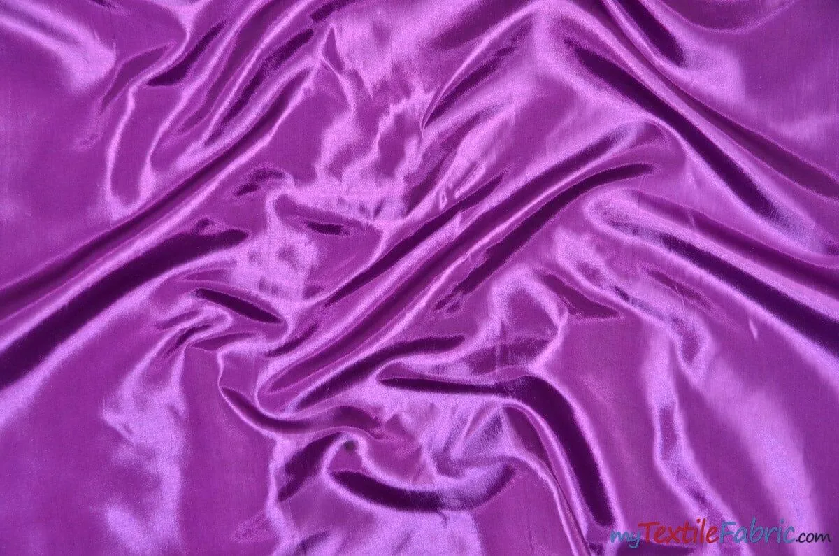 Taffeta Fabric - Two Tone Taffeta Fabric - Non Stretch Taffeta - 60&#34; Wide - Multiple Solid Colors - Sample Swatch