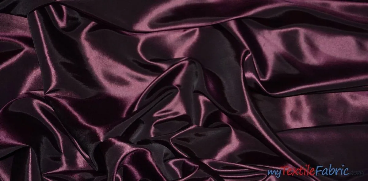 Taffeta Fabric - Two Tone Taffeta Fabric - Non Stretch Taffeta - 60&#34; Wide - Multiple Solid Colors - Sample Swatch