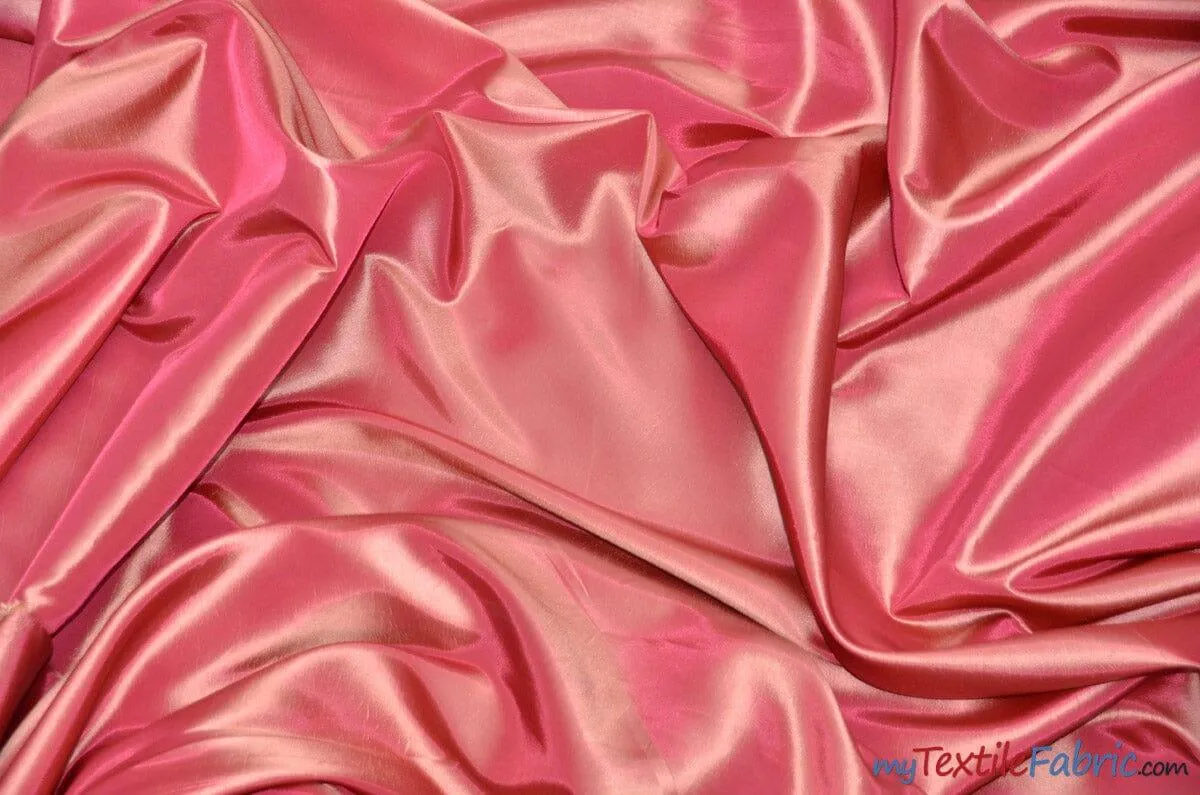 Taffeta Fabric - Two Tone Taffeta Fabric - Non Stretch Taffeta - 60&#34; Wide - Multiple Solid Colors - Sample Swatch