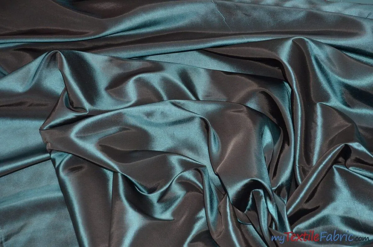 Taffeta Fabric - Two Tone Taffeta Fabric - Non Stretch Taffeta - 60&#34; Wide - Multiple Solid Colors - Sample Swatch