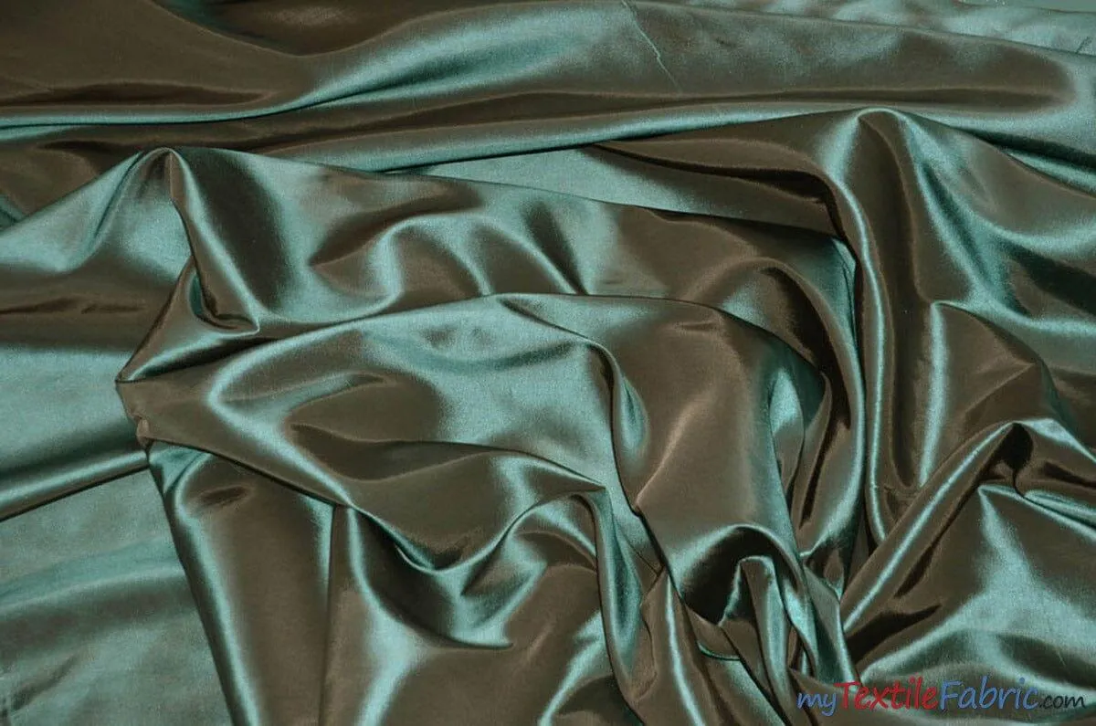 Taffeta Fabric - Two Tone Taffeta Fabric - Non Stretch Taffeta - 60&#34; Wide - Multiple Solid Colors - Sample Swatch